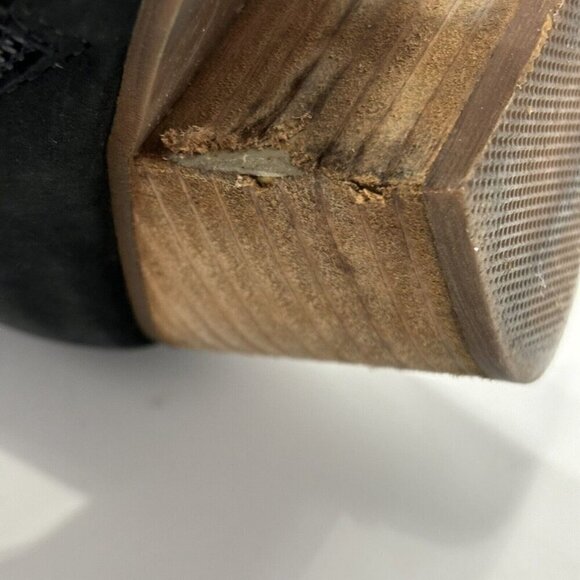 Blondo Boot Womens 8.5M Black Norma Waterproof Ankle Bootie Nubuck Leather B6268 - Picture 15 of 15